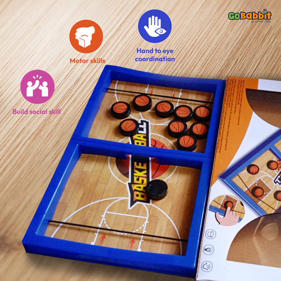 Fast Finger Air Hockey Game - Interactive Board game for Kids age 5+