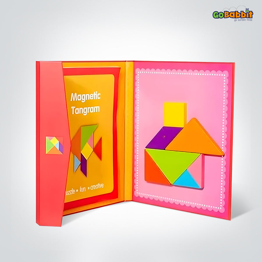 Creative Magnetic Tangram Puzzle for Kids age 5+ Fun & Educational