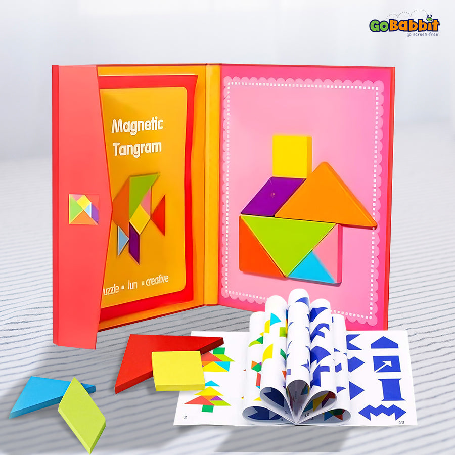 Creative Magnetic Tangram Puzzle for Kids age 5+ Fun & Educational